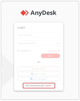 AnyDesk账户创建