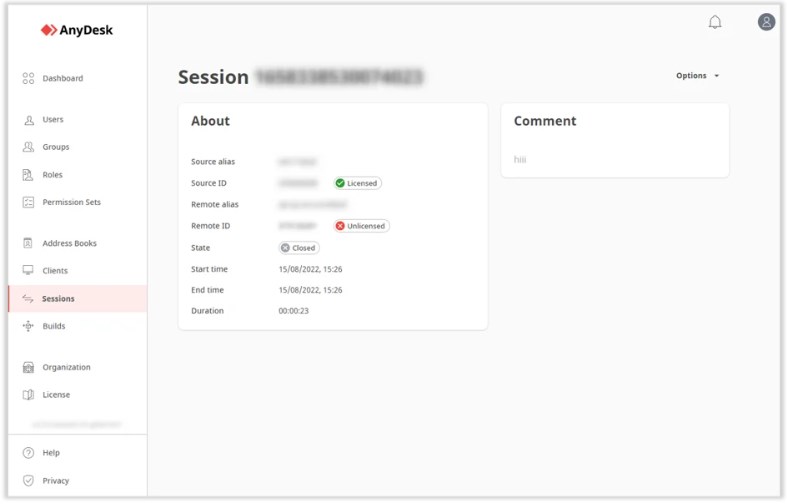 My.AnyDesk V2会话