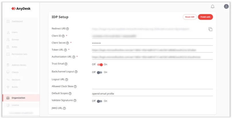My.AnyDesk V2 IDP用户