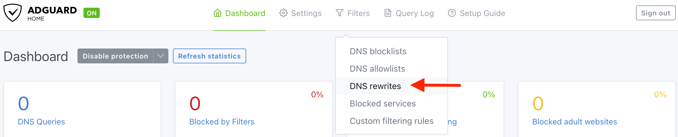 DNS 重写
