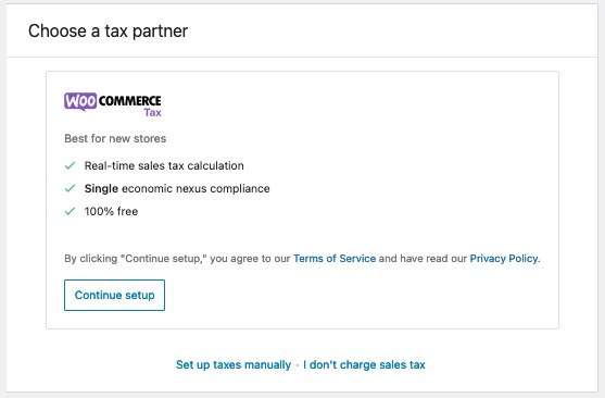 设置WooCommerce税费