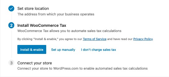 设置WooCommerce税费