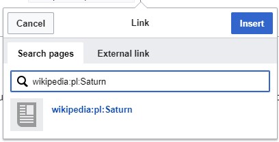 Mediawiki链接