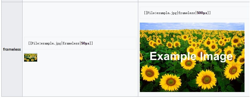MediaWiki图片语法