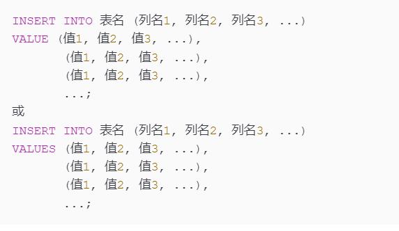 MySQL的增删改查