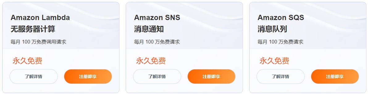 亚马逊云科技国庆假期福利