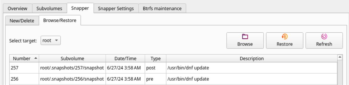 建置Btrfs Assistant
