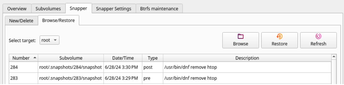 建置Btrfs Assistant