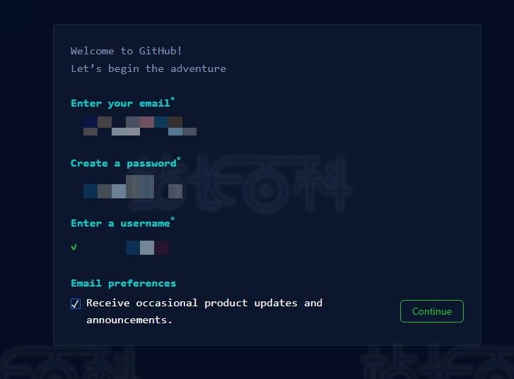 GitHub创建账户