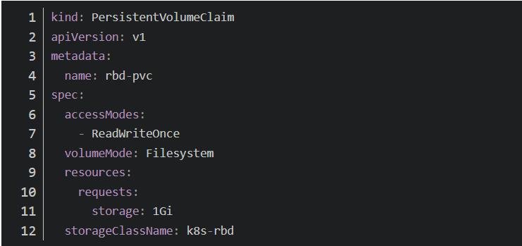 K8S对接Ceph存储