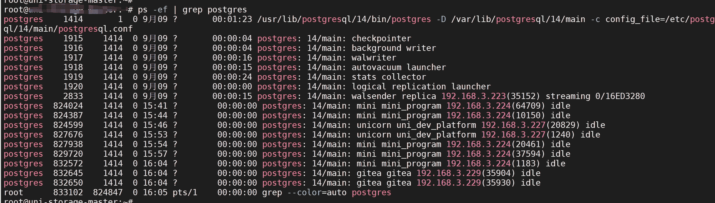 安装PostgreSQL 14