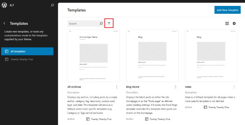 WordPress 6.7