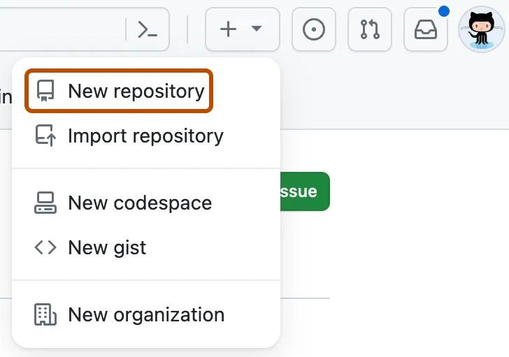 GitHub创建新仓库