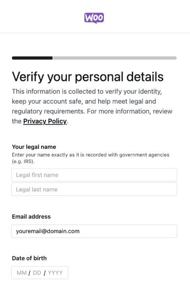将WooPayments连接到Stripe账户