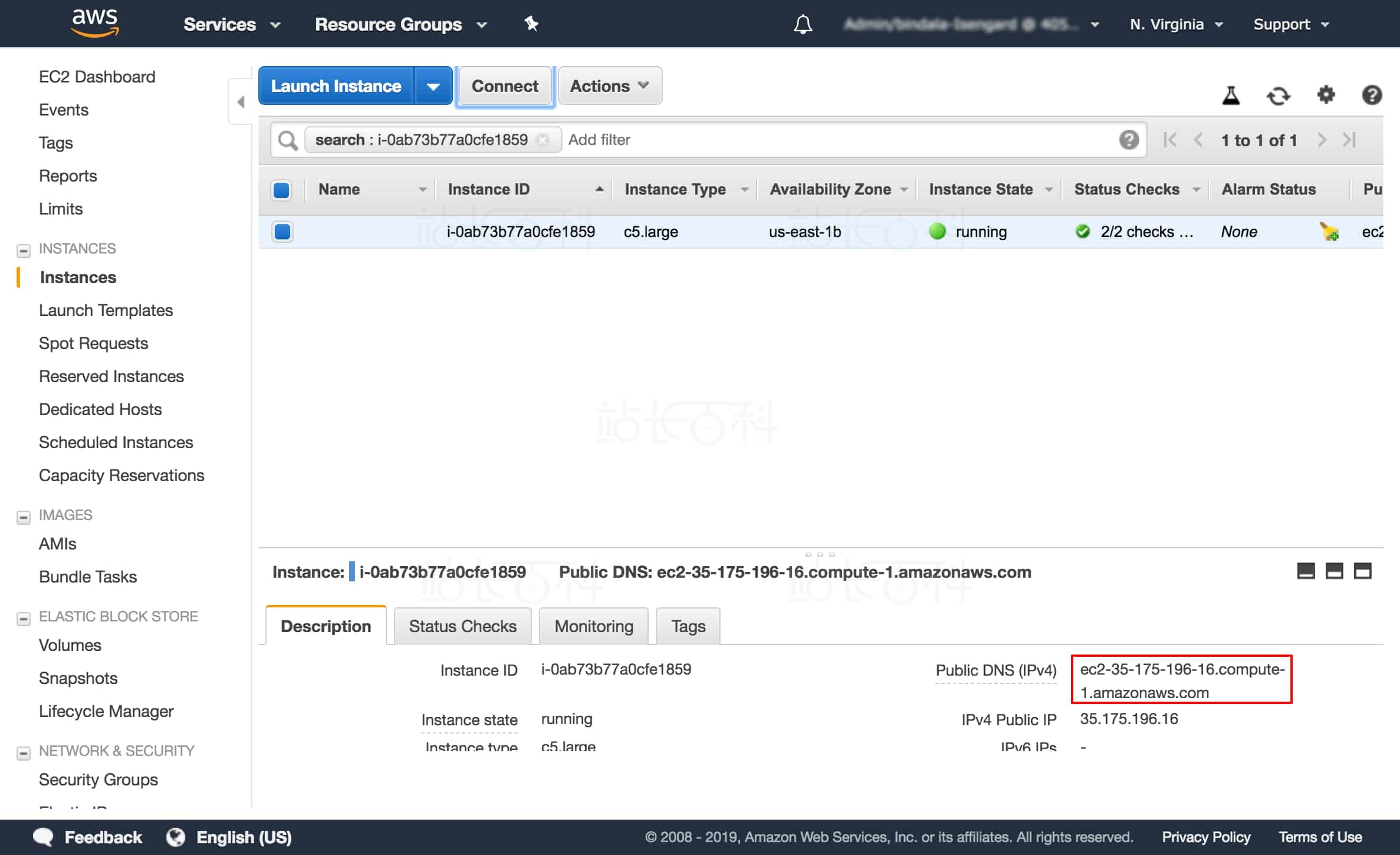连接到Amazon EC2实例