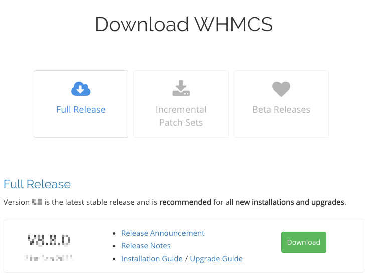 购买许可证并下载WHMCS
