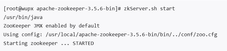 启动Zookeeper