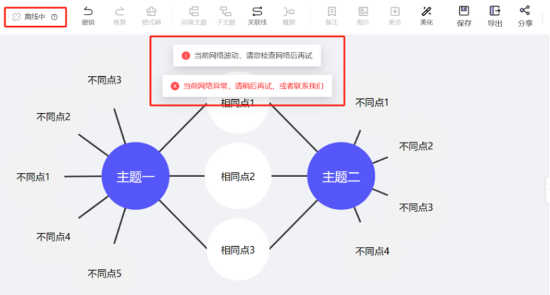 MindNow思维导图无法导出
