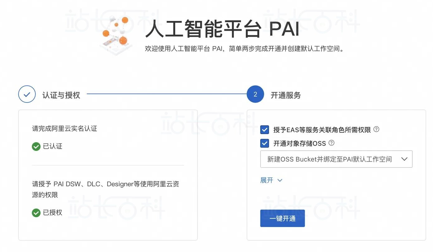 进入PAI控制台