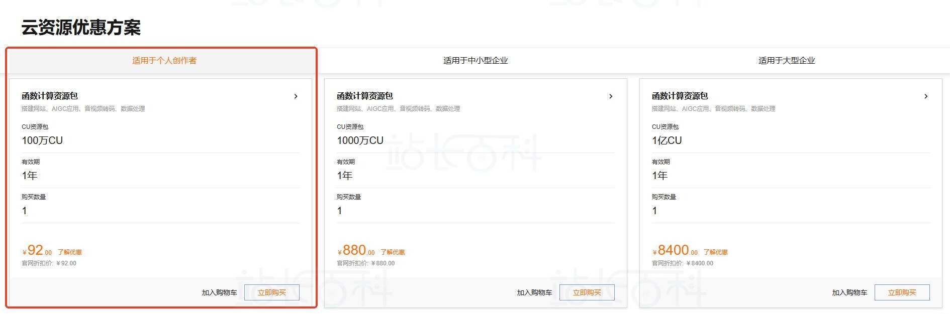 购买部署个人专属AI应用所需云资源