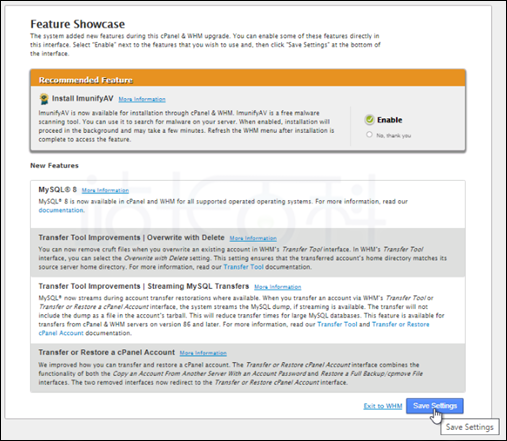 首次登录Web Host Manager
