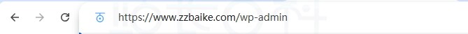 登录WordPress后台