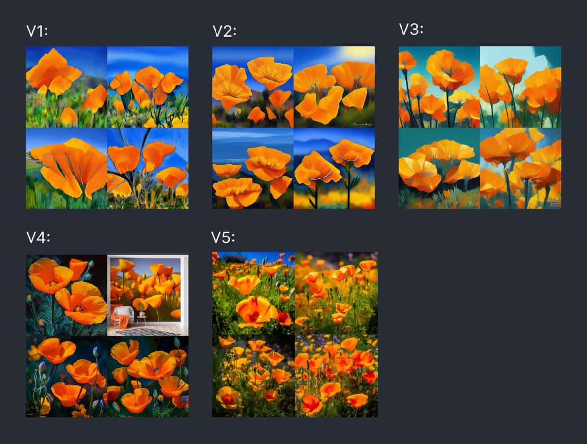 Midjourney Aspect Ratios (长宽比)