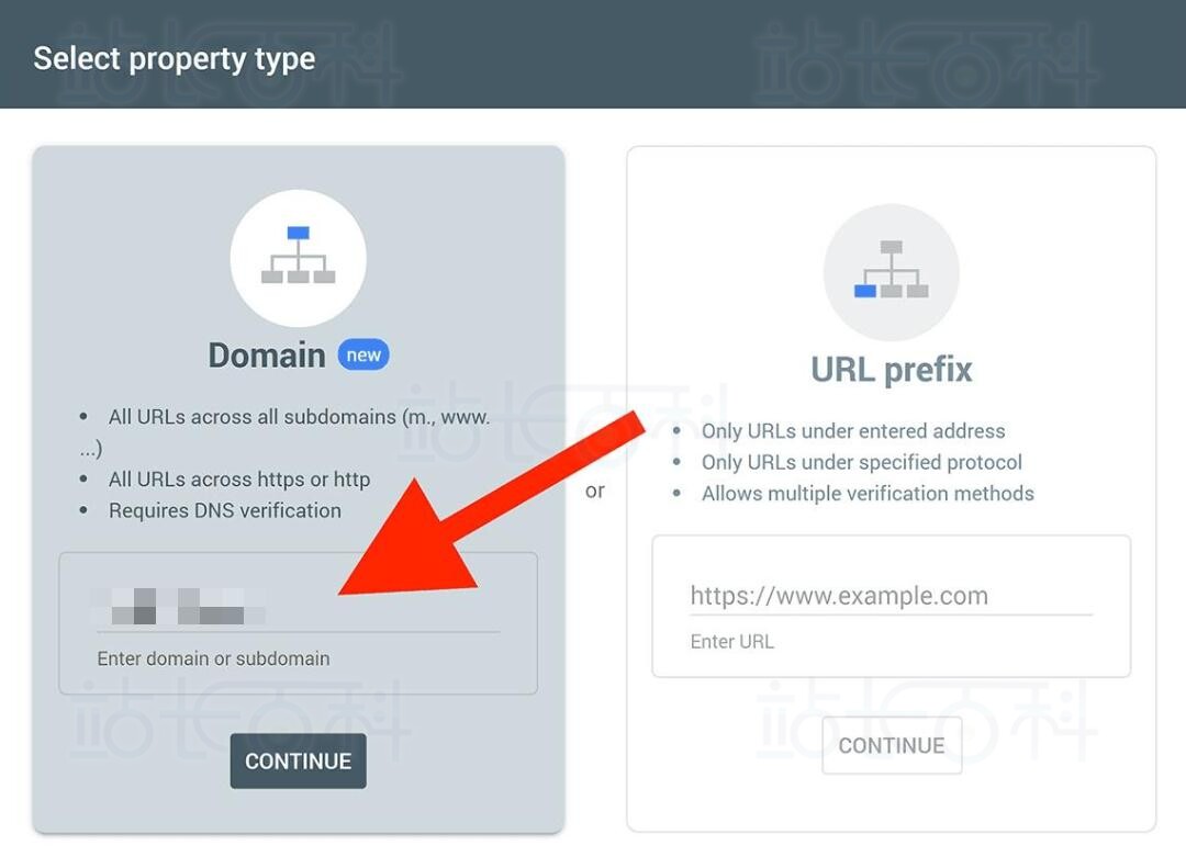 网站添加到Google Search Console
