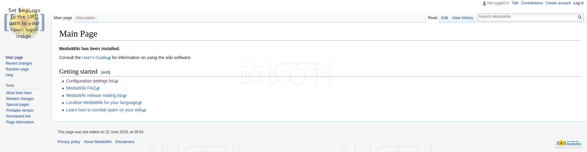 MediaWiki通过Docker部署