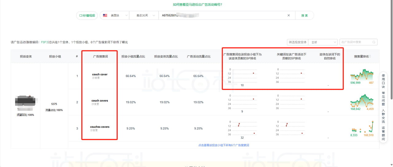 Sif关键词广告透视仪：查ASIN定位广告
