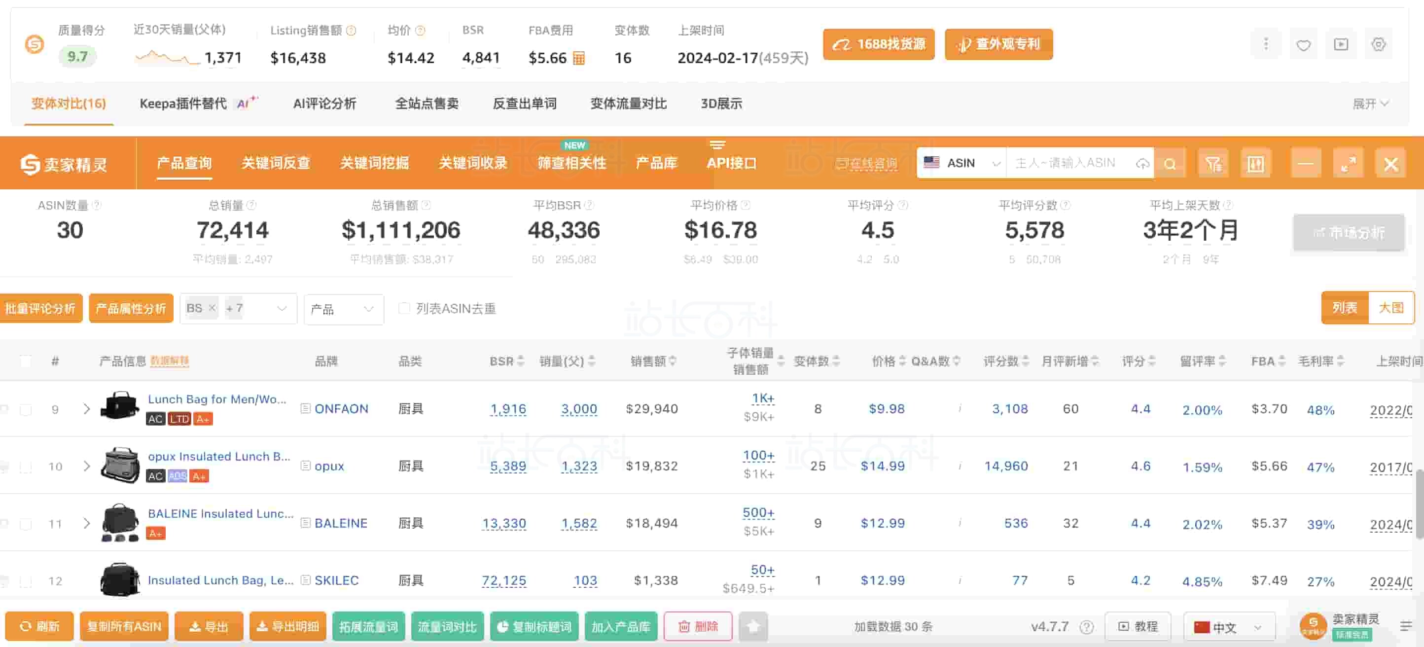 卖家精灵比价助手使用教程