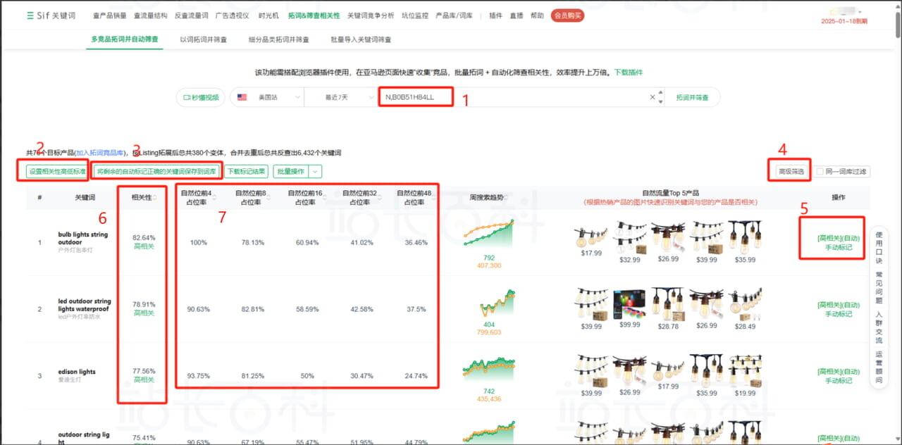Sif关键词拓词&筛查相关性指标解读