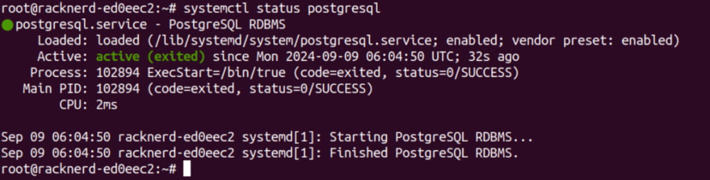 安装PostgreSQL