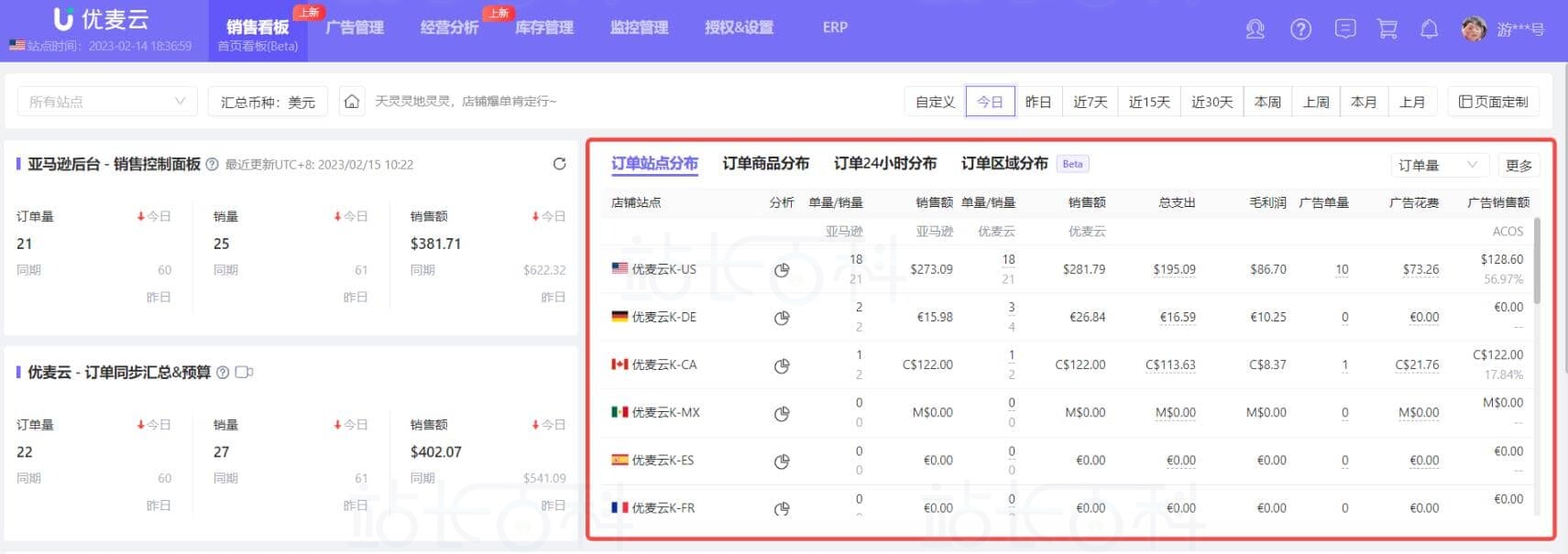 订单分析