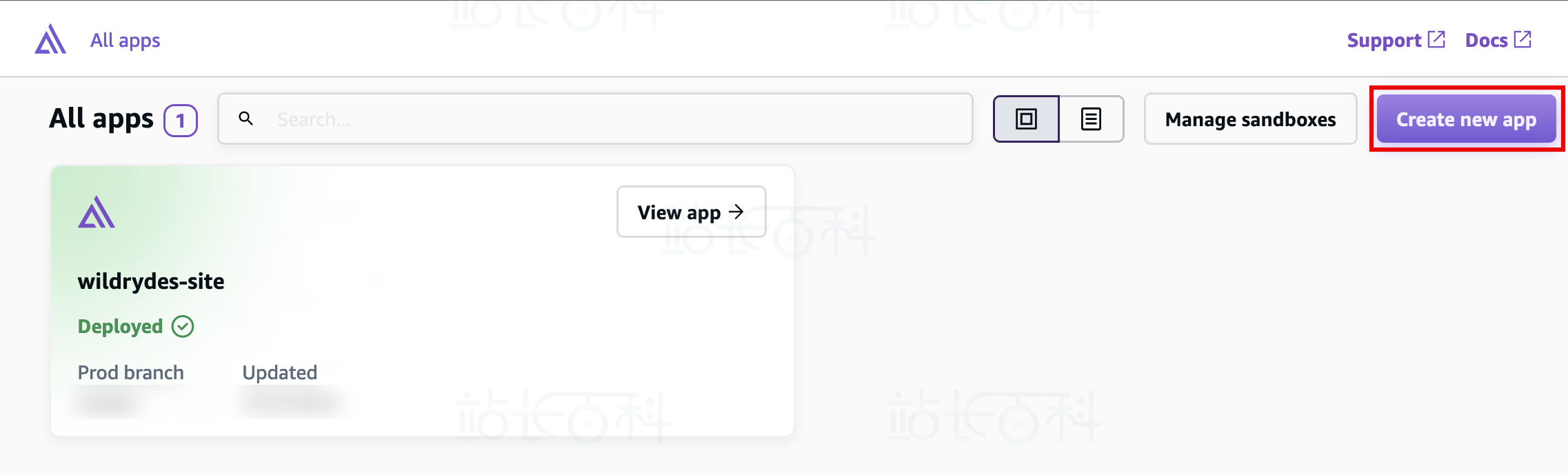 通过AWS Amplify部署应用程序