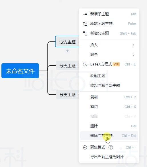 ProcessOn删除当前主题