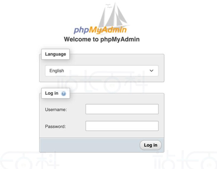 登录phpMyAdmin​