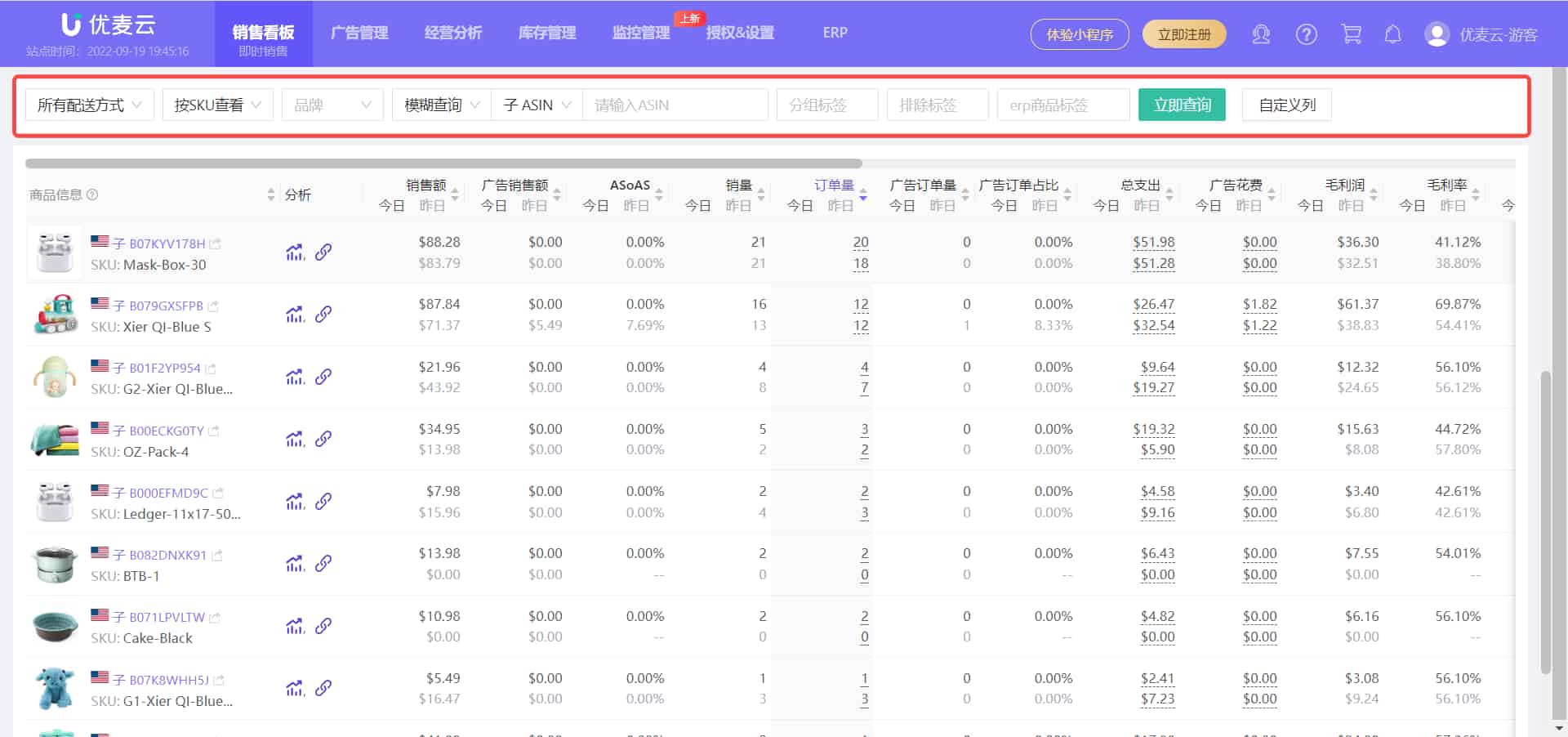 产品维度分析