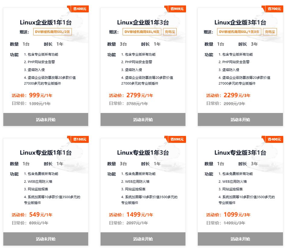 购宝塔Linux企业版赠SSL证书以及周边