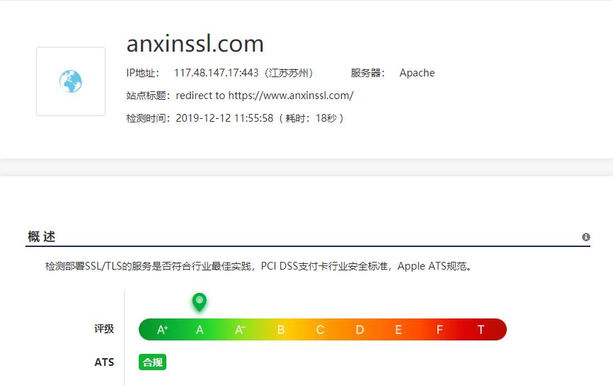 安全评级达到 A 级