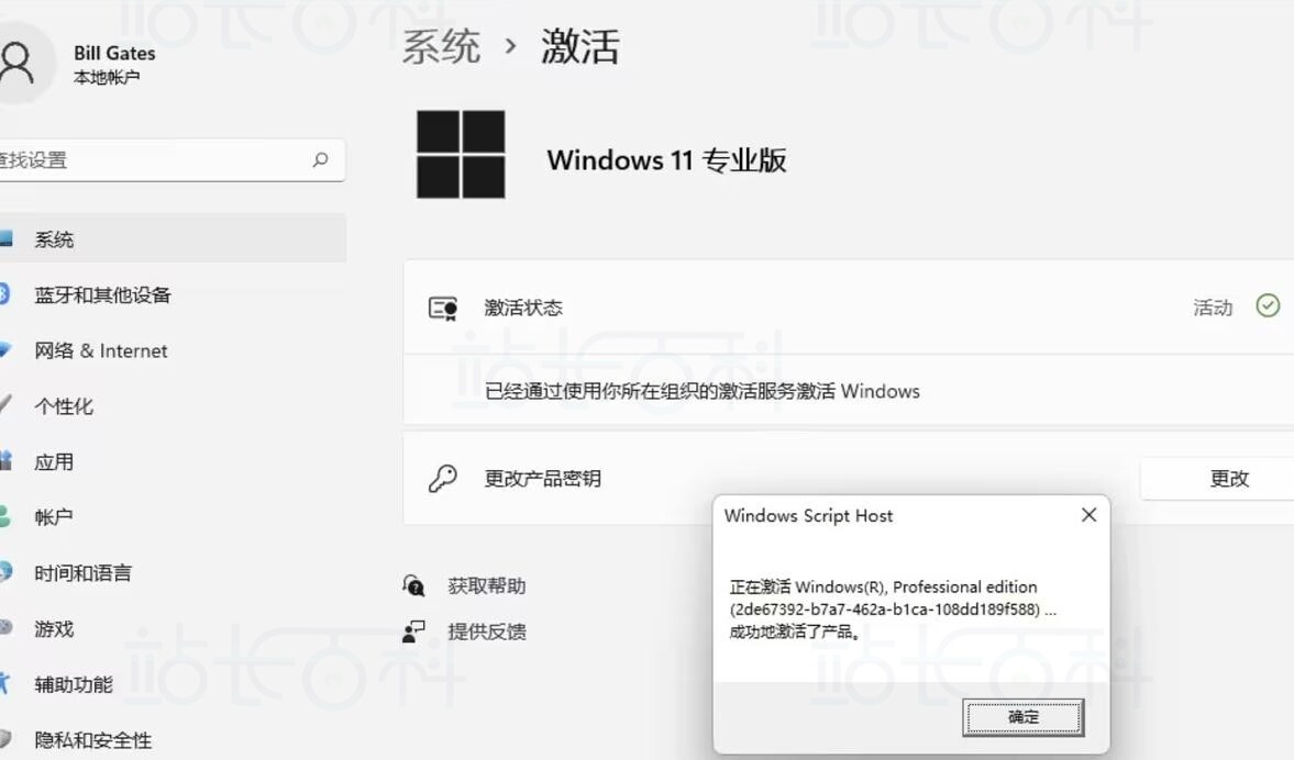 Windows 11专业版KMS激活