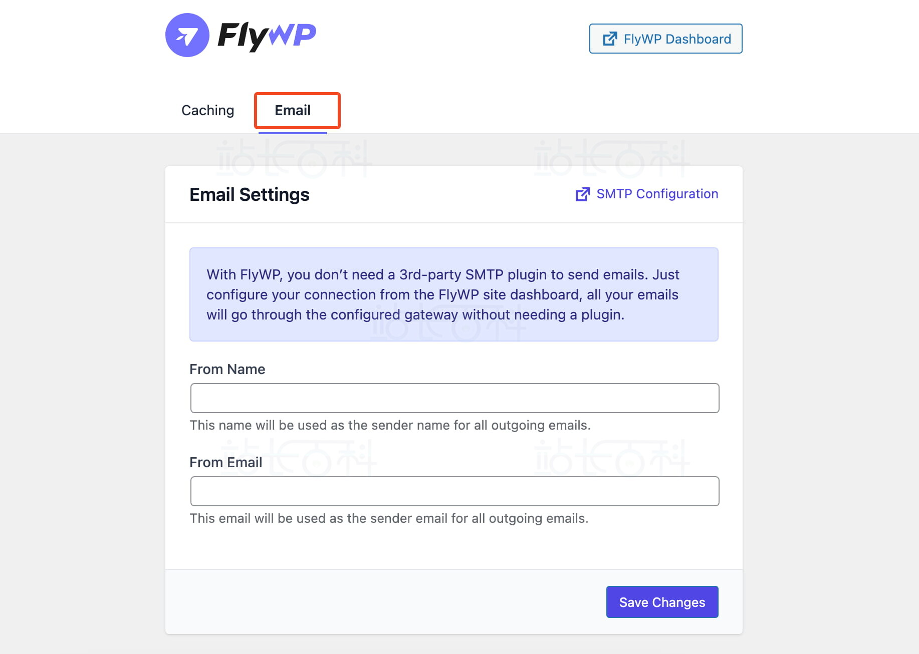 FlyWP仪表板