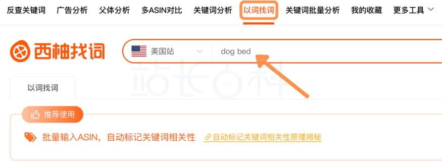 以词找词