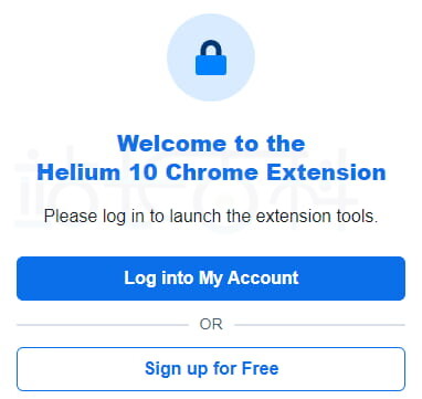 登录Helium 10