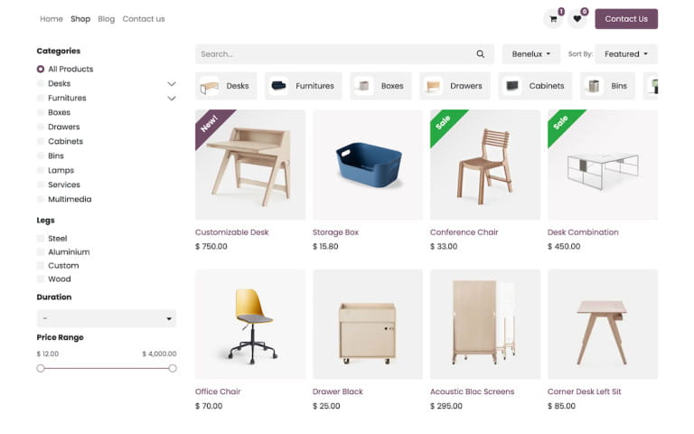 Online Store（在线商店）应用