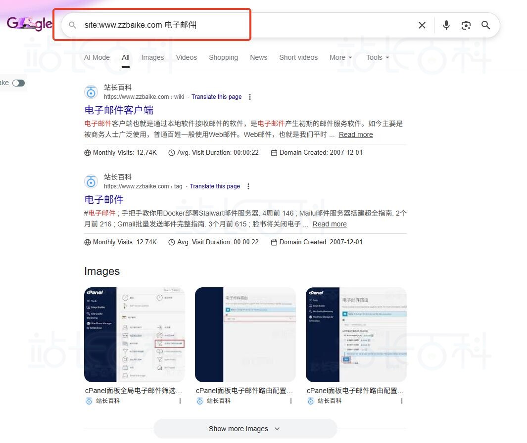 Google搜索运算符（免费）