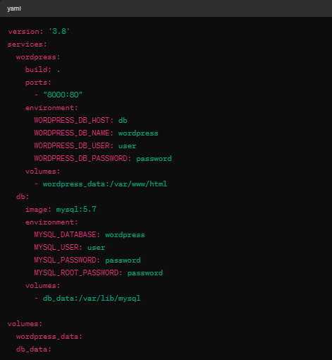 docker-compose.yml配置