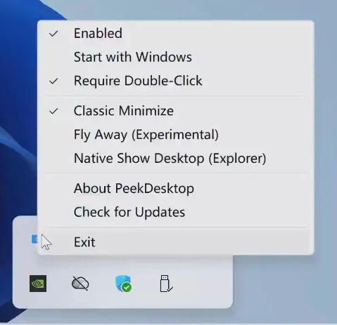PeekDesktop