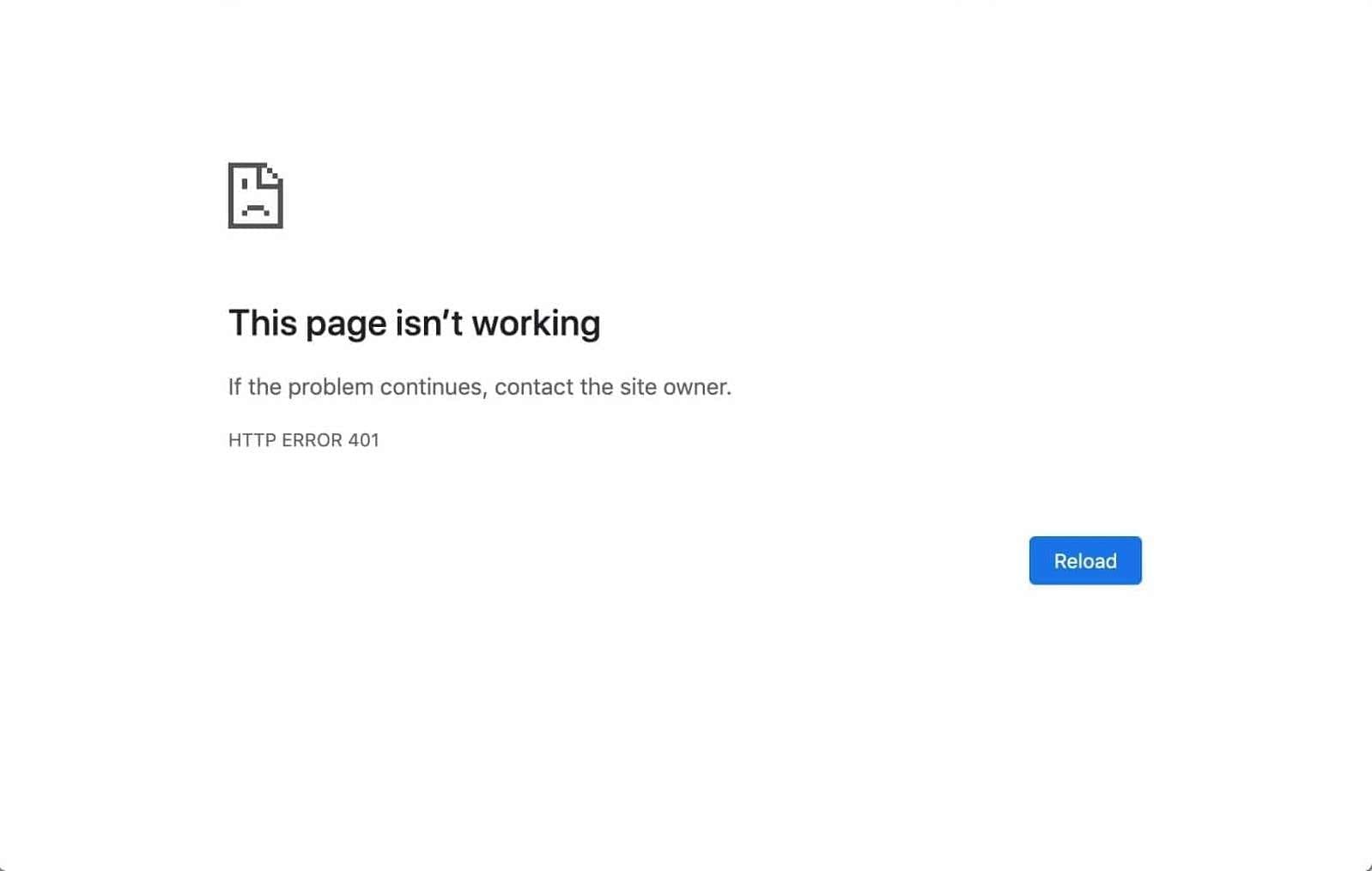 网站401错误