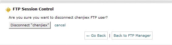 cPanelFTP会话控制图示2